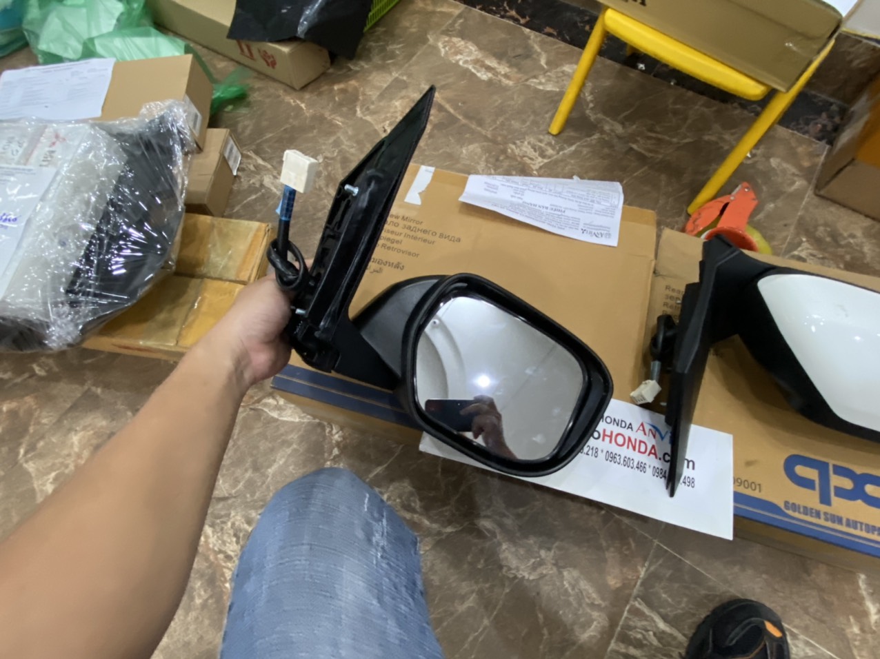 Gương chiếu hậu xe Honda City 2013 bản không xi nhan